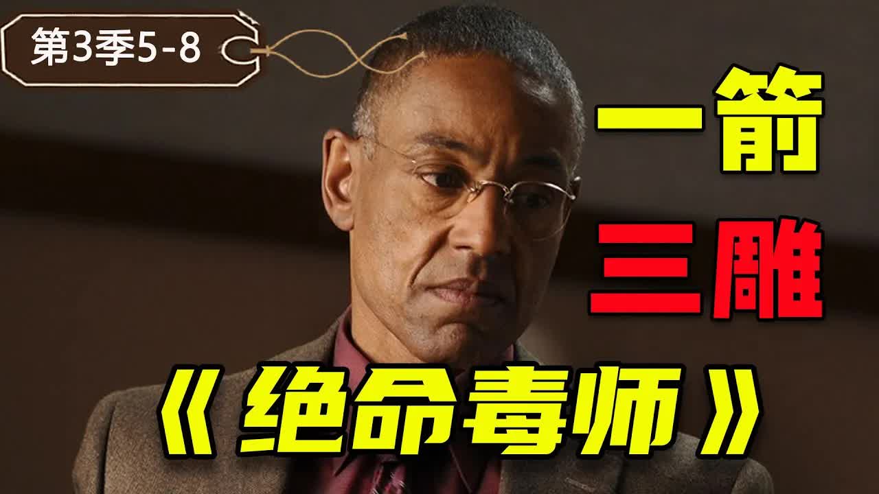 夠狠夠刺激！炸雞叔一箭三雕殺人於无形《絕命毒師》第三季5-8