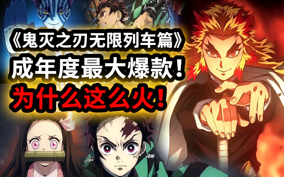 【大聪】《鬼灭之刃无限列车篇》成年度大爆款票房大鳄！凭什么它能这么火！